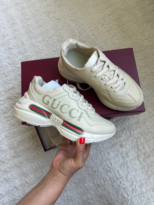 Women's Rhyton Trainer with Gucci Logo