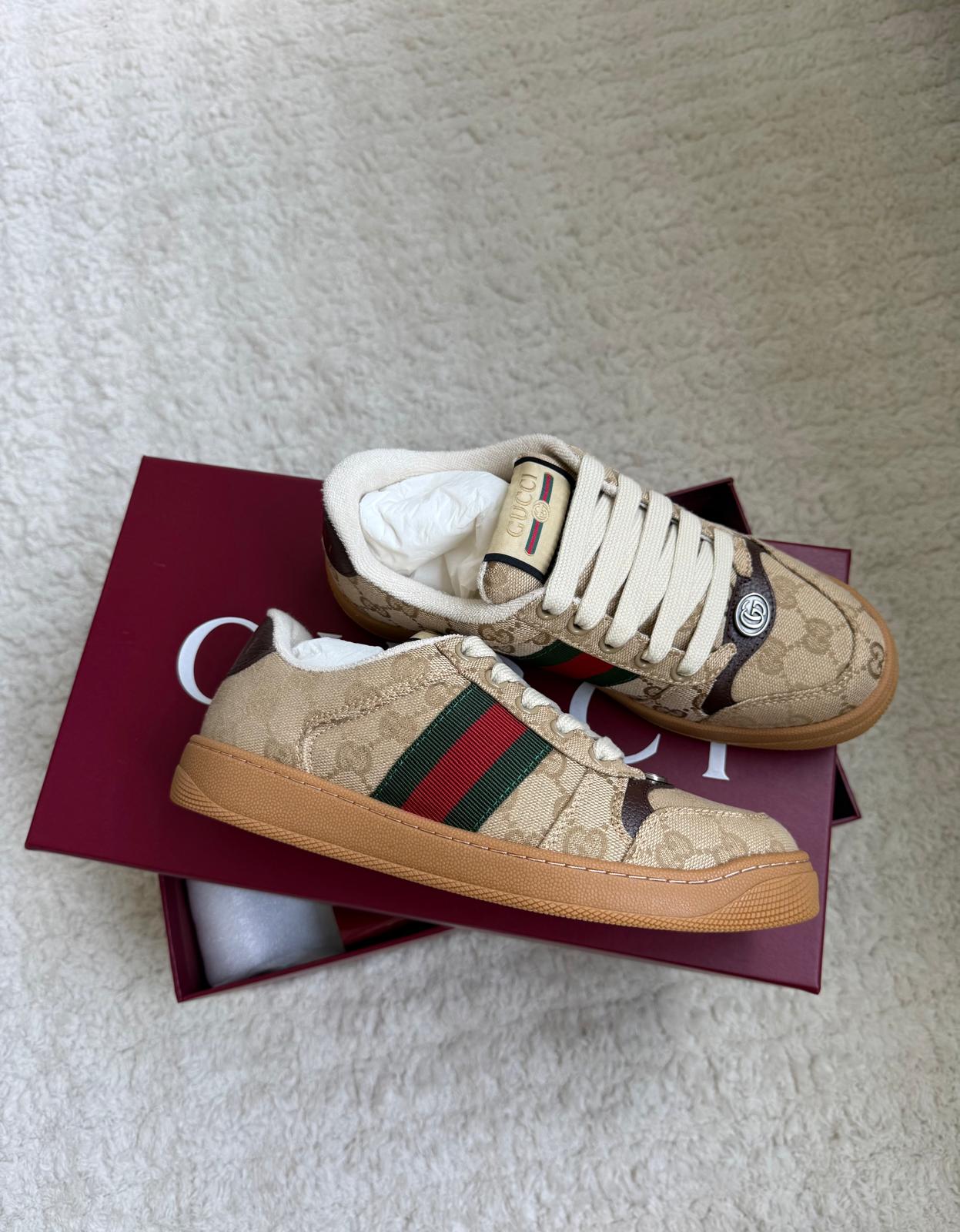 Women's Screener sneaker GG Canvas