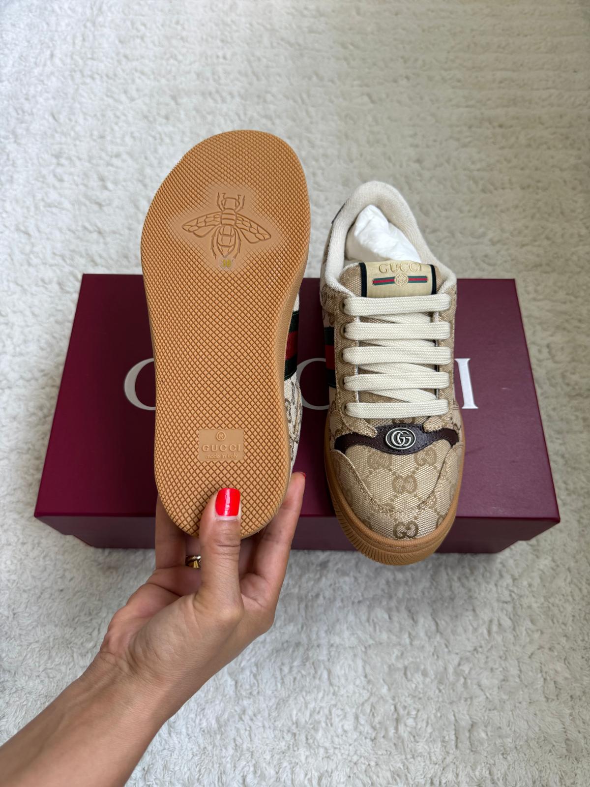 Women's Screener sneaker GG Canvas - Afbeelding 3