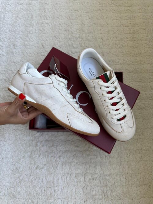 Women's Gucci Shift leather sneakers