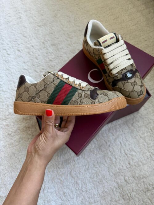 Women's Screener sneaker GG Canvas